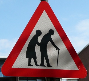 Older people crossing